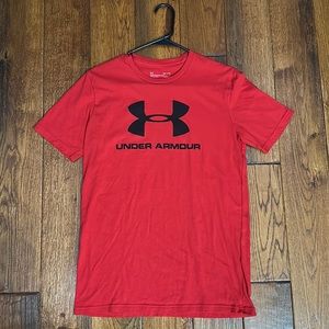 Under Armor Shirt Red Small